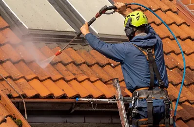 Démoussage et hydrofuge de toiture à la Côte-d'Arbroz